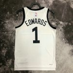 NBA 1 Edwards Timberwolves 2022-23 city Maillot imprimé